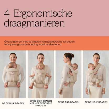 Ergobaby Porte-bébé Omni Deluxe Mesh Natural Beige