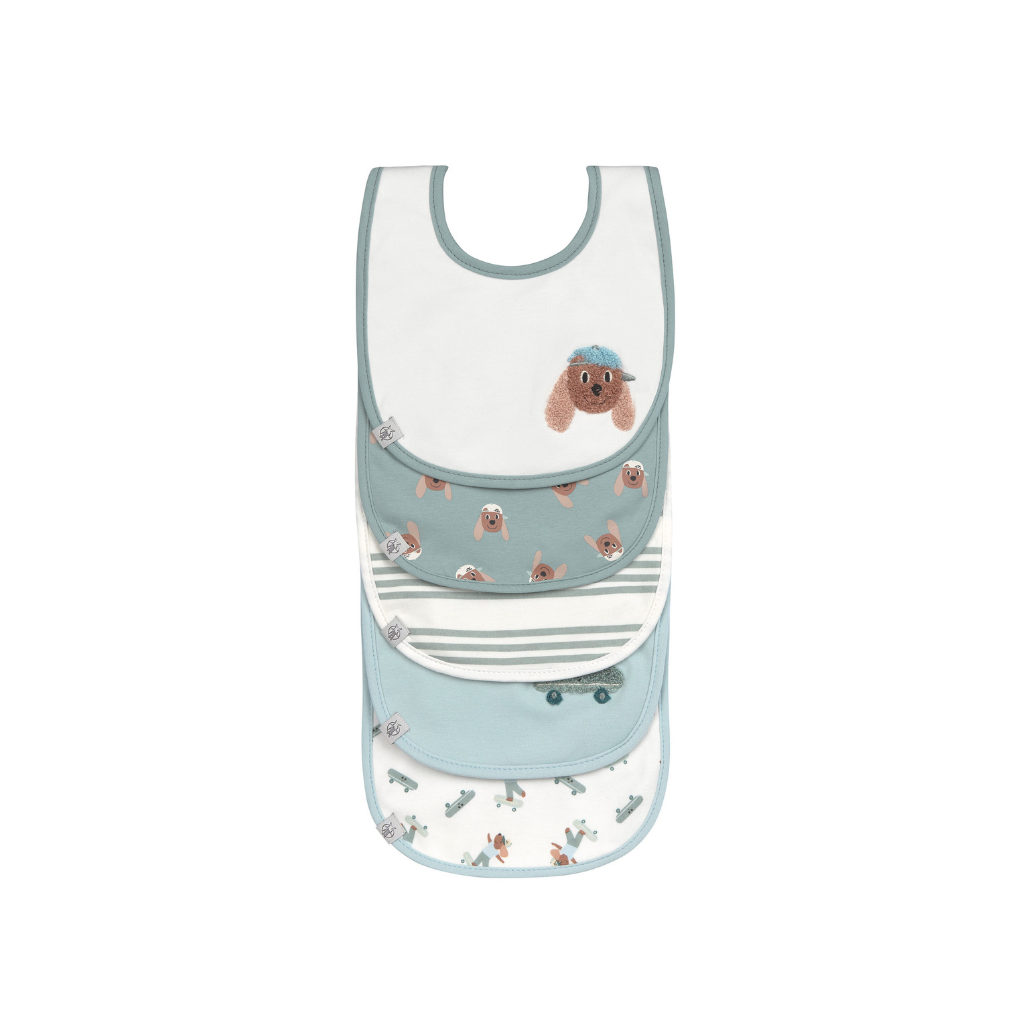 Lässig Bavoir Tiny Team Dog - 5 pièces