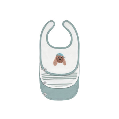 Lässig Bavoirs nouveau-né Tiny Team Dog - 3 pièces