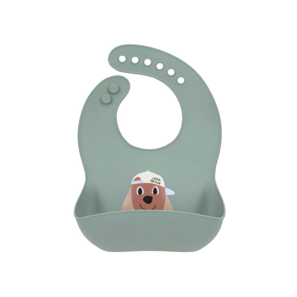 Lässig Bavoir en silicone Tiny Team Dog