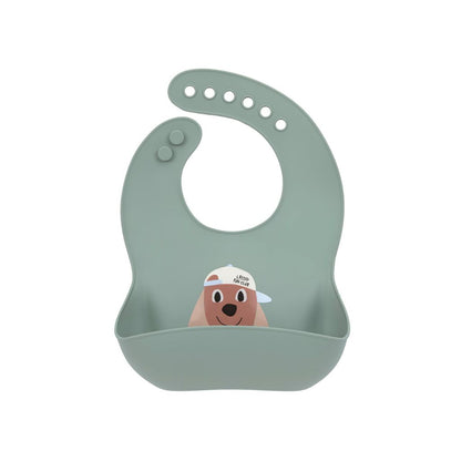 Lässig Bavoir en silicone Tiny Team Dog