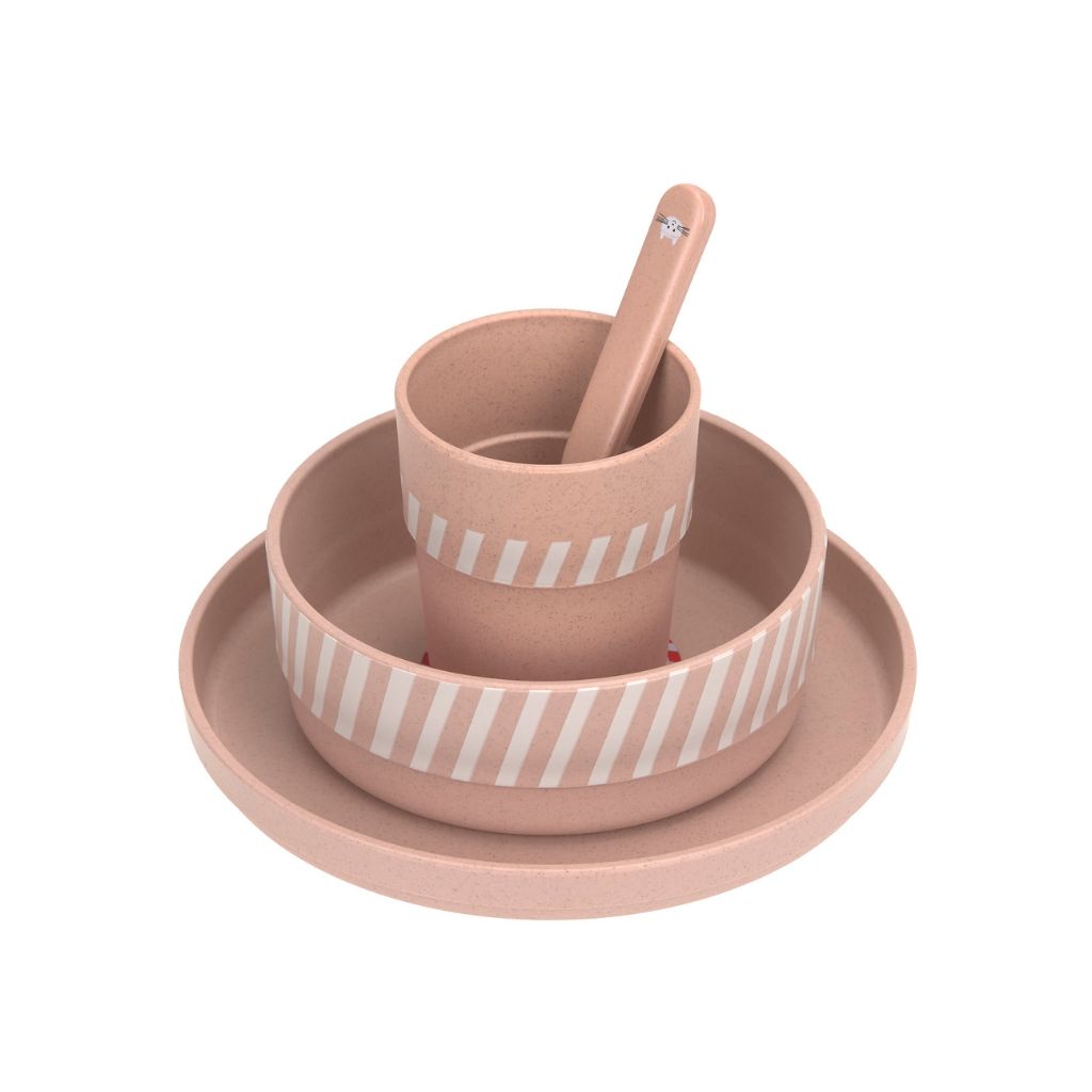 Lässig Set repas Tiny Team Cat - 4 pièces