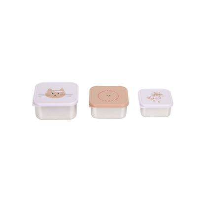 Lässig Brooddoos Tiny Team Cat - 3 stuks