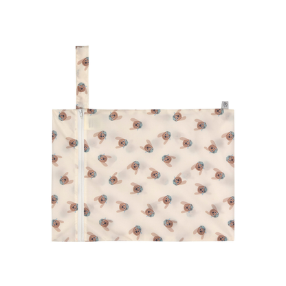 Lässig Wetbag Dog Beige/Vert – 2 pièces