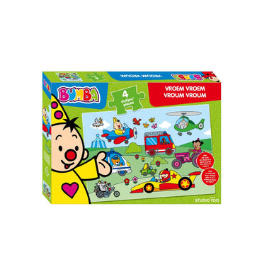 Bumba Puzzle Vroum Vroum – 4 pièces