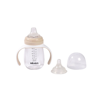 Béaba Gobelet d'apprentissage 2-en-1 Clay Earth 210 ml