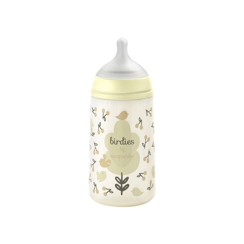 Suavinex Biberon SX Pro M Birdies beige 270 ml