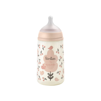 Suavinex Biberon SX Pro M Birdies rose 270 ml
