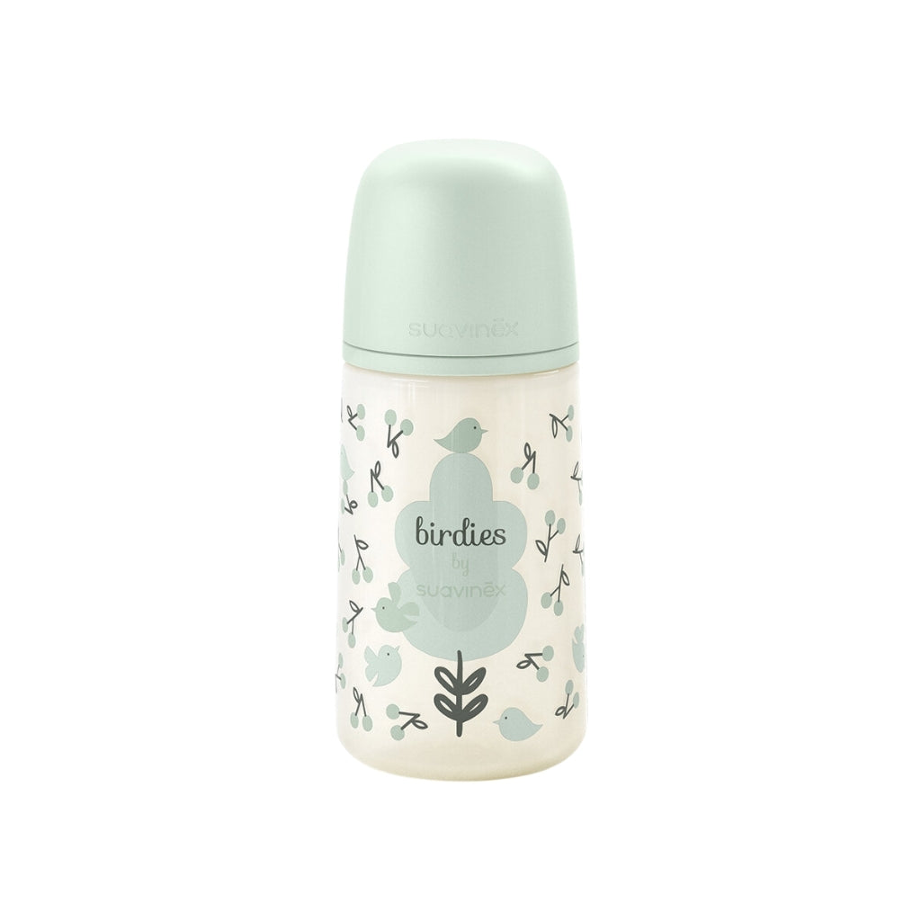 Suavinex Biberon SX Pro M Birdies vert 270 ml