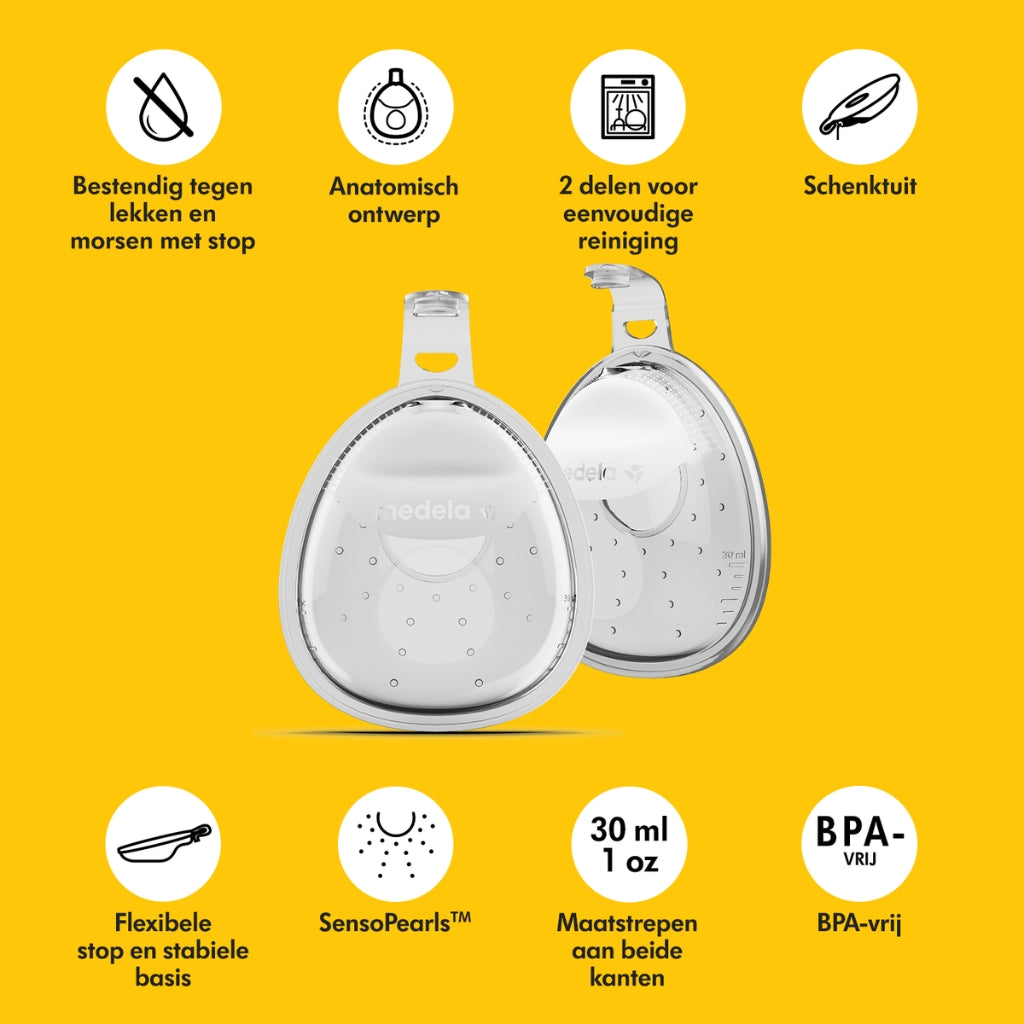 Medela InBra Collecteur de lait maternel - 2 pièces