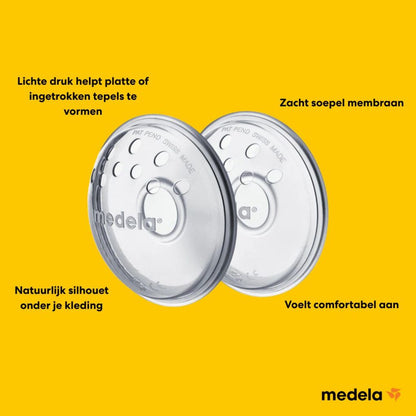 Medela Tepelvormer Transparant – 2 stuks