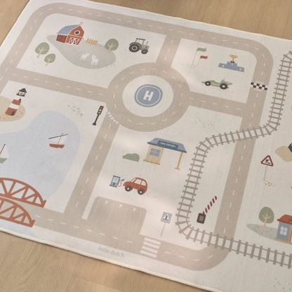 Little Dutch Speelmat Auto Multi 140 x 100 cm