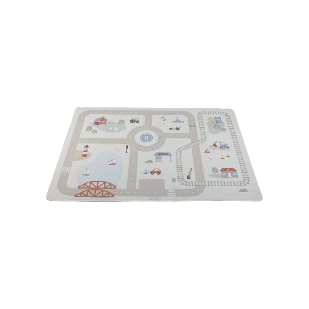 Little Dutch Speelmat Auto Multi 140 x 100 cm