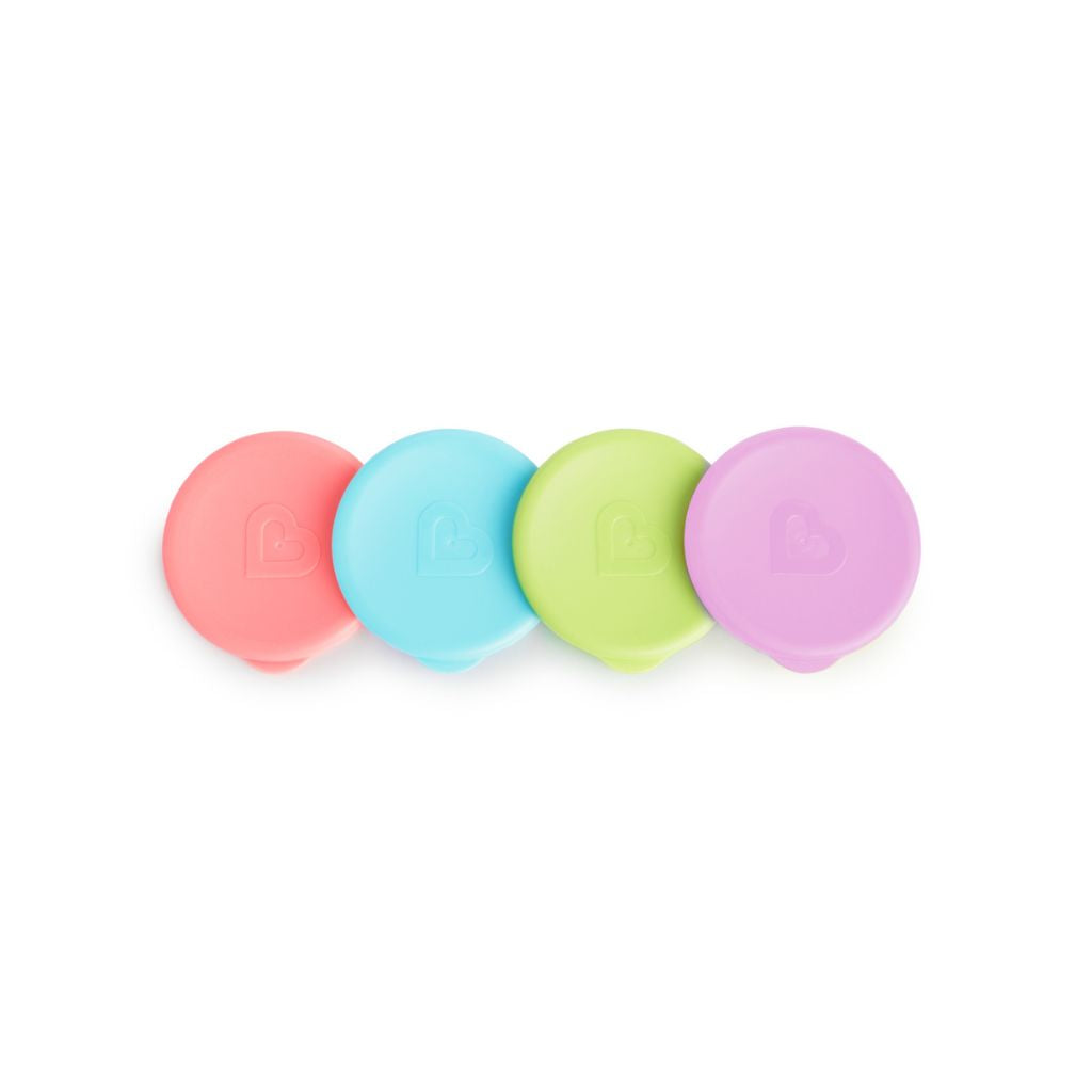 Munchkin Couvercles pour gobelets Miracle 360° – 4 couleurs