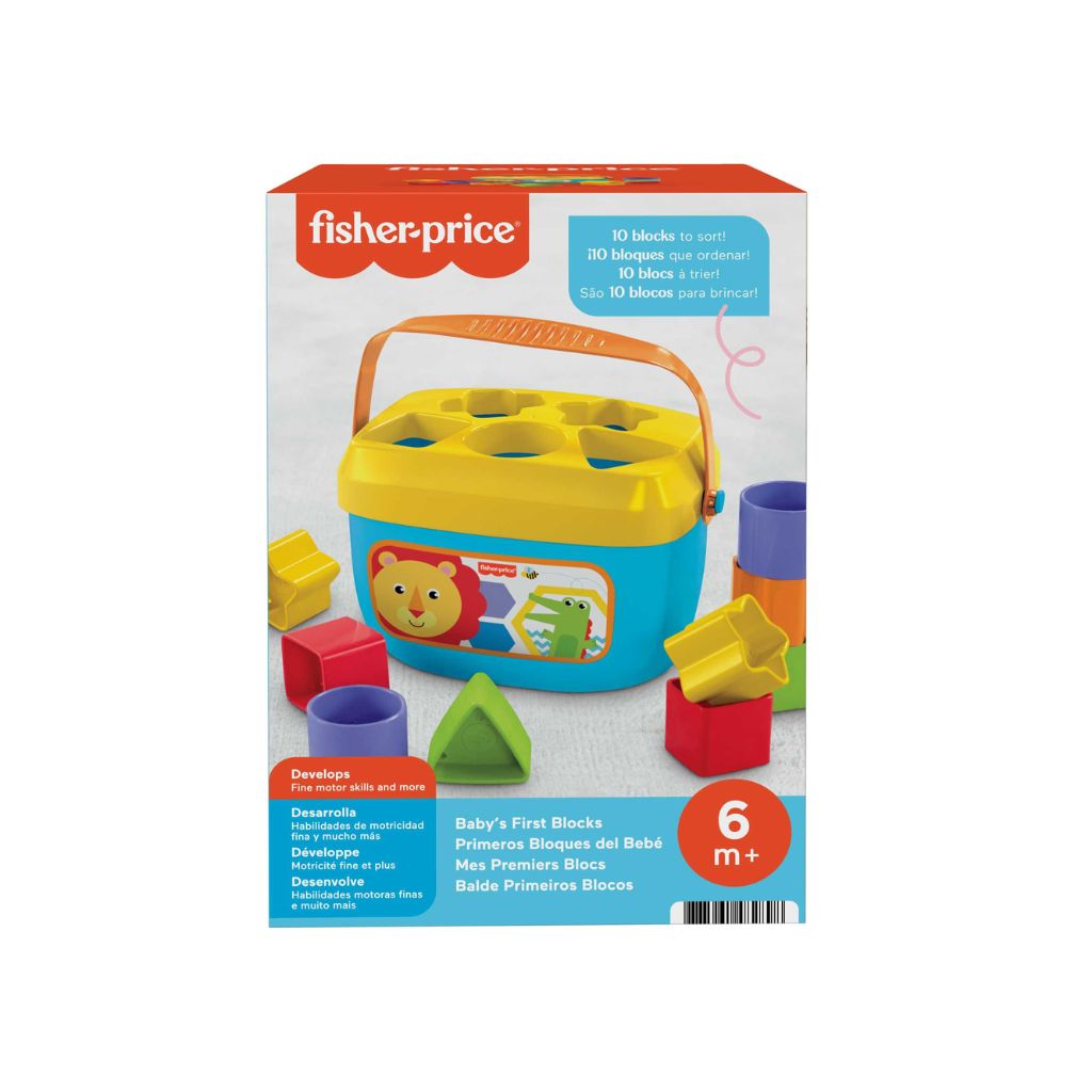 Fisher-Price Les Premiers Blocs de Bébé - 10 pièces