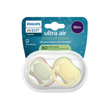 AVENT Fopspeen +18 maanden Ultra Air Munt/ivoor - 2 stuks