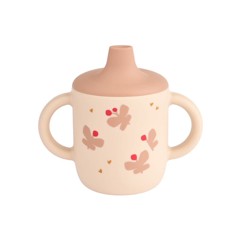 Liewood Gobelet d'apprentissage Neil Butterfly Apple Blossom