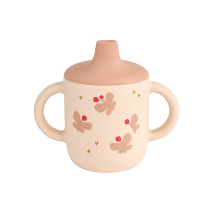 Liewood Gobelet d'apprentissage Neil Butterfly Apple Blossom