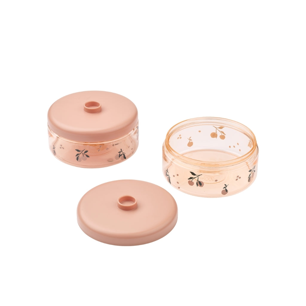 Liewood Boîtes de conservation Dominique Peach / Sea Shell – 2 pièces