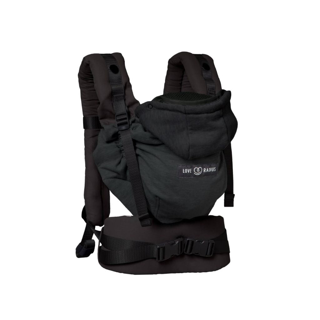 Love Radius Draagzak HoodieCarrier 2 Black Forest