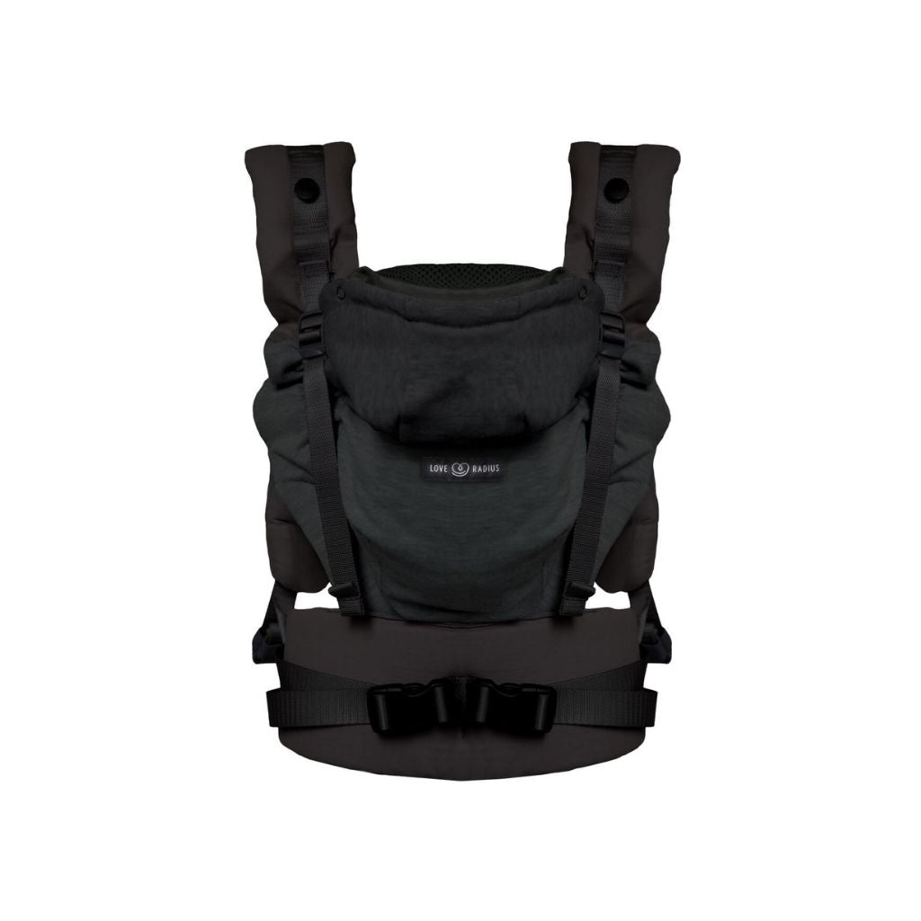 Love Radius Draagzak HoodieCarrier 2 Black Forest