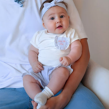 Feetje Chaussettes Sea La Vie Blanc Cassé Pour Fille