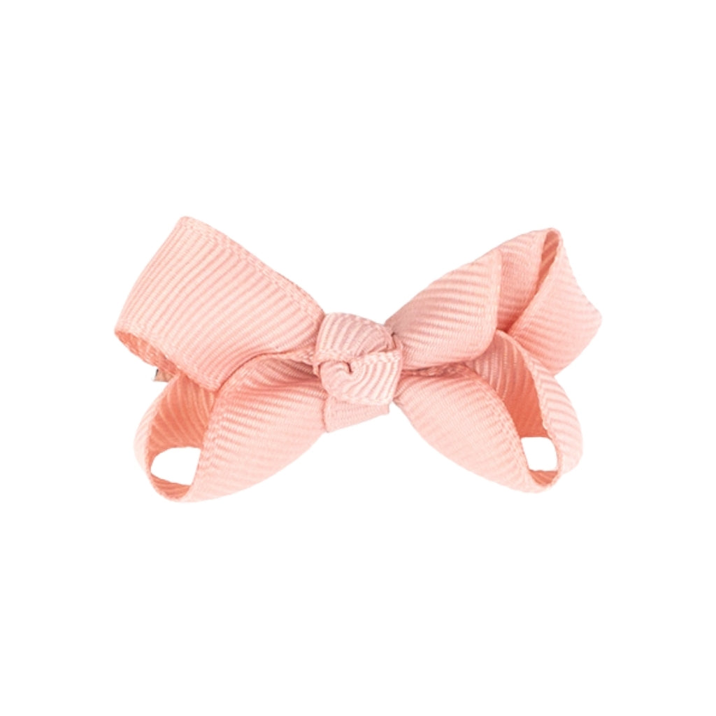 Busy Lizzie Haarclip met Kleine Strik Peach