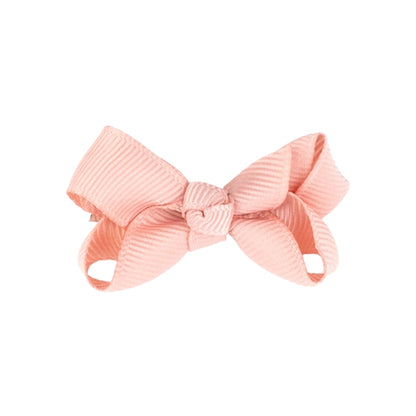 Busy Lizzie Haarclip met Kleine Strik Peach