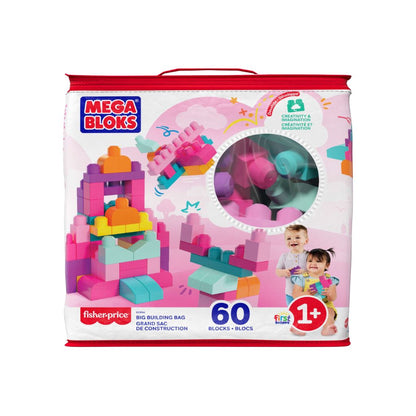 Mega Blocs First Builders 60 Maxi Blocs Rose