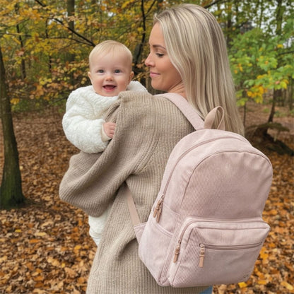 Kidzroom Sac à dos à langer Desire rib Beige