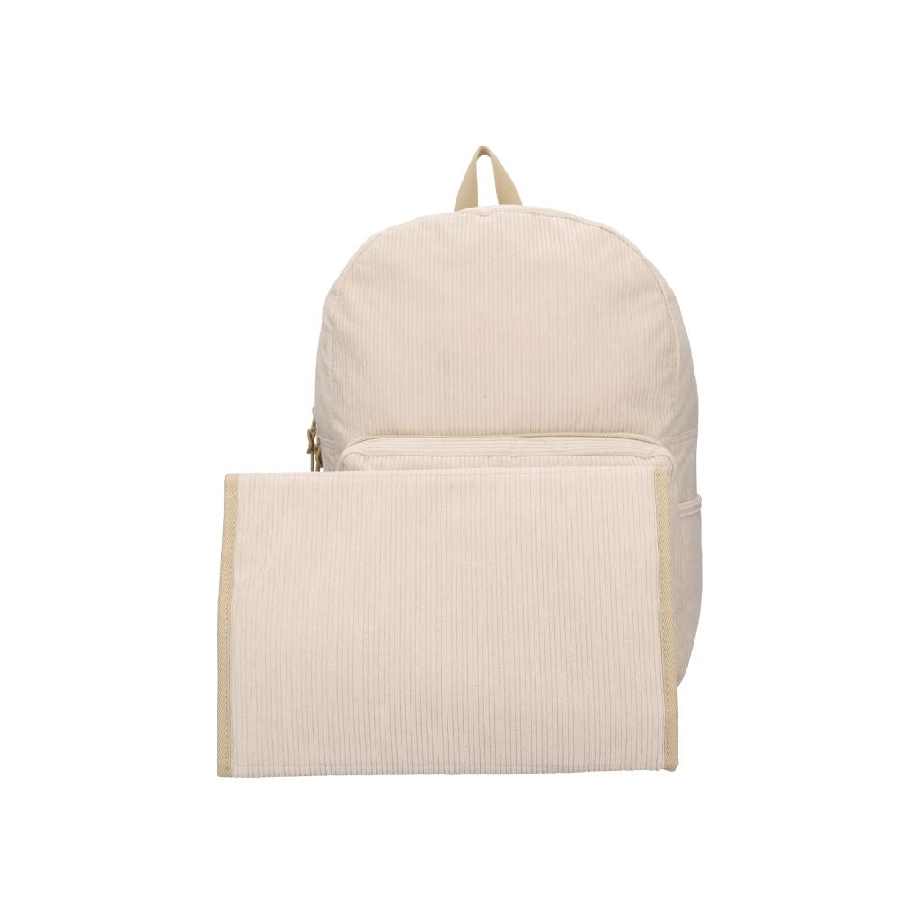 Kidzroom Sac à dos à langer Desire rib Beige