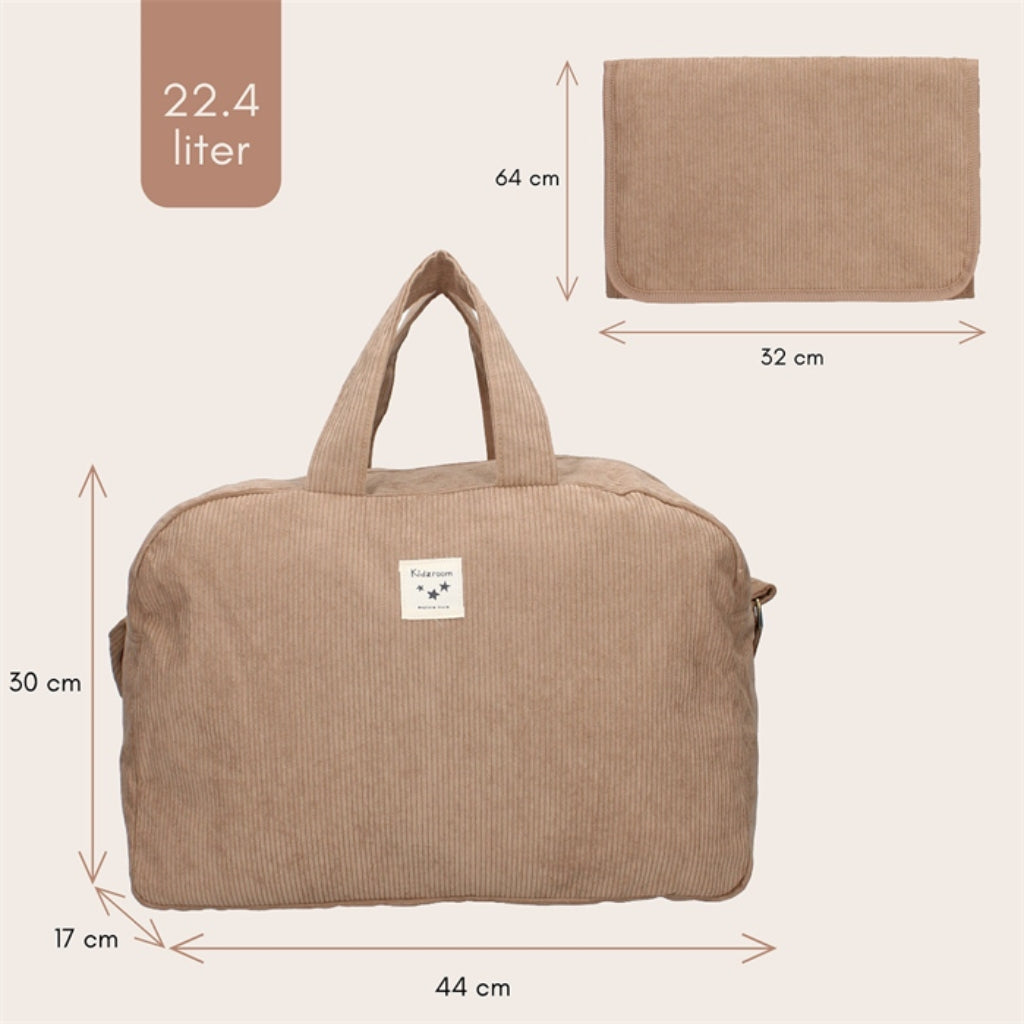 Kidzroom Verzorgingstas Charmful Beige