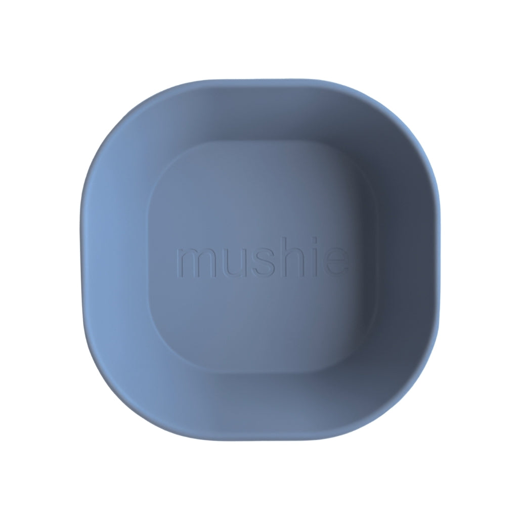 Mushie Bols carrés Twilight Blue – 2 pièces