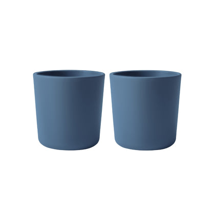 Mushie Gobelet Twilight Blue – 2 pièces