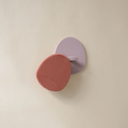 Brosse Mushie Cradle Cap Rose & Soft Lilac – 2 pièces