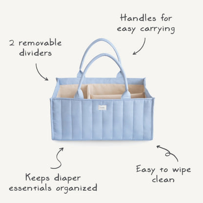 Mushie Luiertas Organizer Ivory