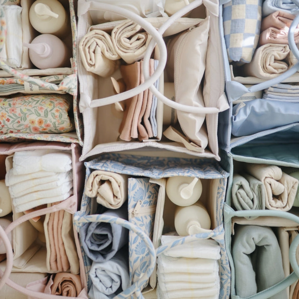 Mushie Luiertas Organizer Ivory