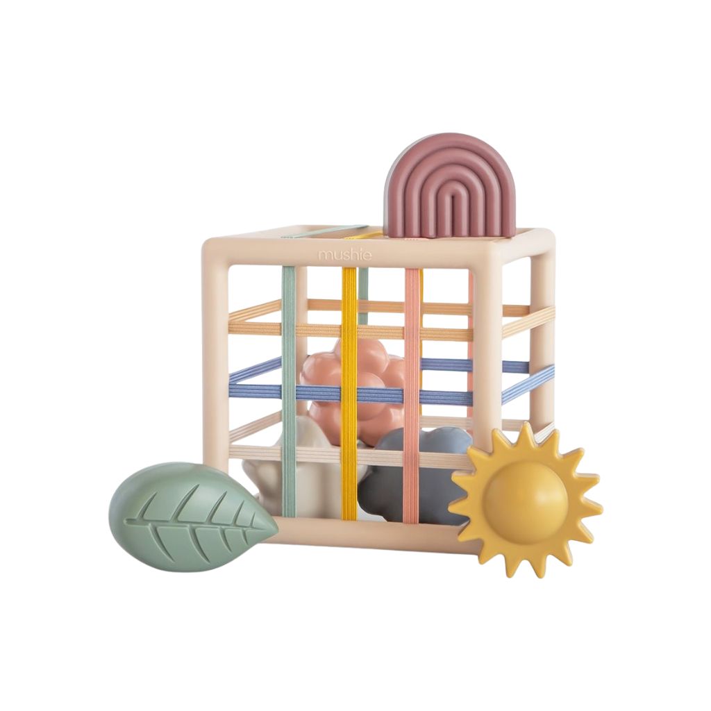 Mushie Elastische vormsorteerder Multi - 6 stuks
