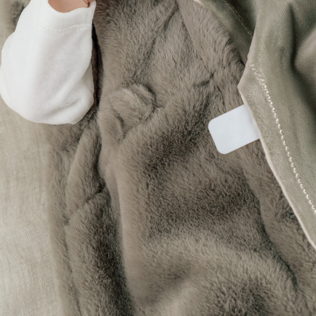 Noukie's Sac de couchage d'hiver Mix & Match TOG 2,0-3,5 Kaki 70 cm