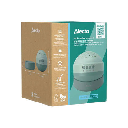 Alecto White Noise Machine & Projector Groen
