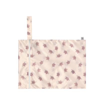 Lässig Wetbag Cat Beige/Paars - 2 stuks