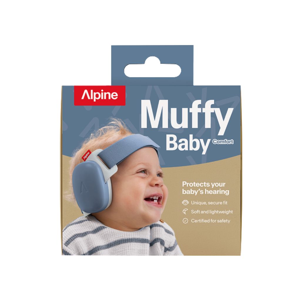 Alpine Oorbeschermers Muffy Baby Denim Blue
