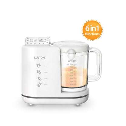 Luvion Stoomkoker-mixer 6-in-1 BabyBlend+ Wit