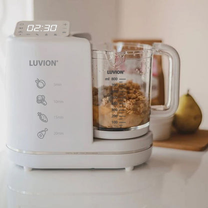 Luvion Stoomkoker-mixer 6-in-1 BabyBlend+ Wit