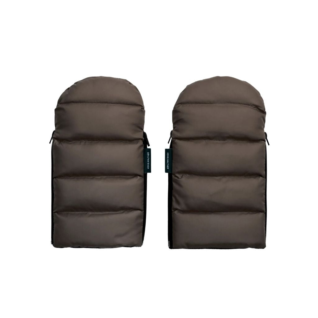 Kong Walther Gants pour poussette/landau Puffer Chocolate Brown