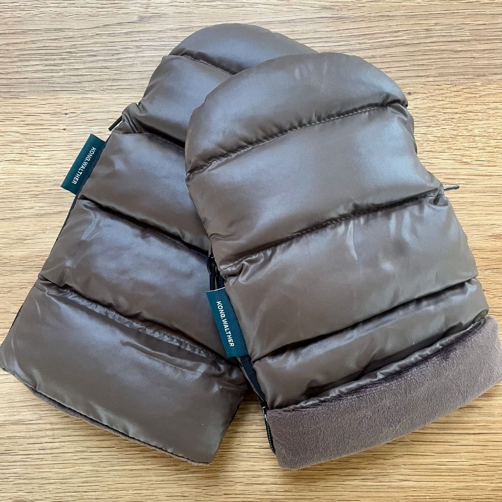 Kong Walther Gants pour poussette/landau Puffer Chocolate Brown