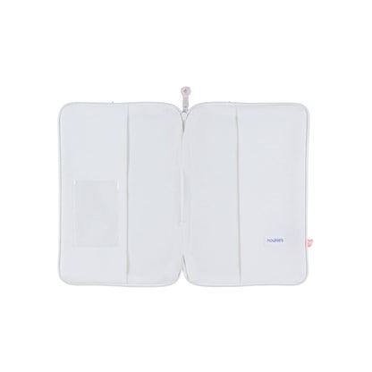 Noukie's Housse pour carnet de santé Vintage Flowers Blanc