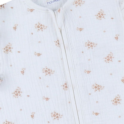 Noukie's Slaapzak Vintage Flowers TOG 1,0 White 70 cm
