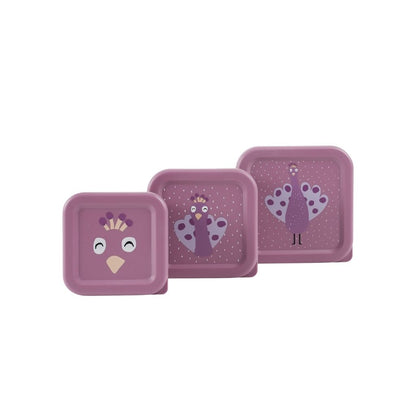 Trixie Snack Box Set Mrs. Peacock Paars – 3 stuks