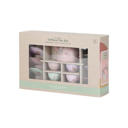 Little Dutch Theeset Fairy Garden Veelkleurig/Roze - 13 stuks